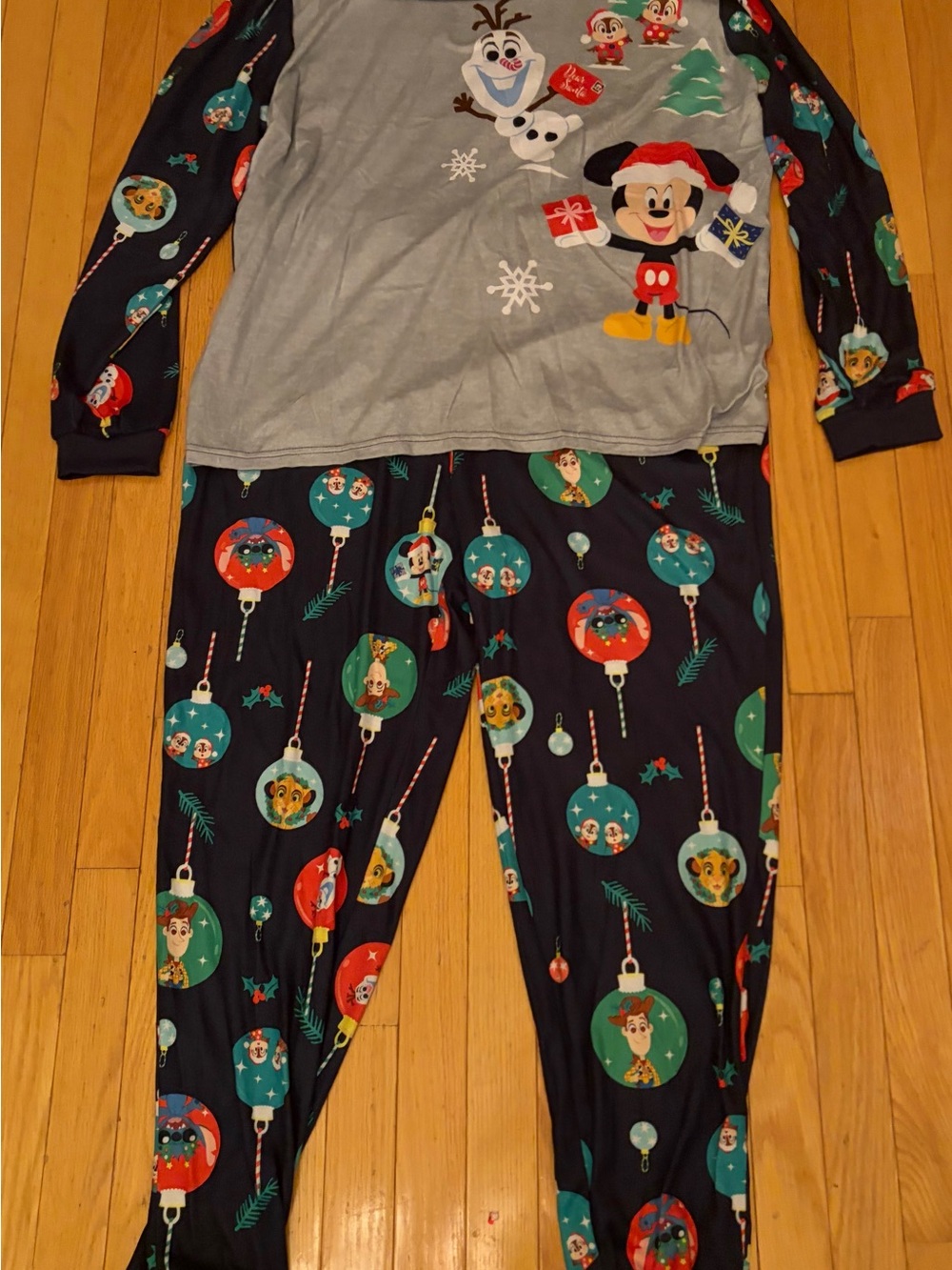 Disney 100 Holiday Mickey & Friends Pajama Set ornaments